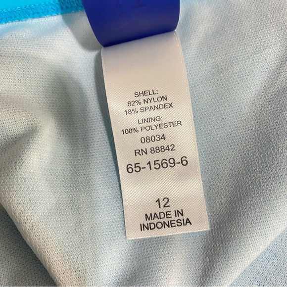 Swimsuits for All Cyan Mid Wash Waist Swim Brief Bikini Bottoms - Picture 6 of 8